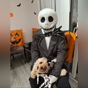 Men's Disguise Jack Skellington Deluxe Costume The Nightmare before Christmas